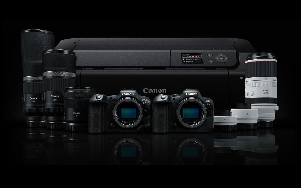 CANON EOS R5, EOS R6 and NEW RF LENSES
