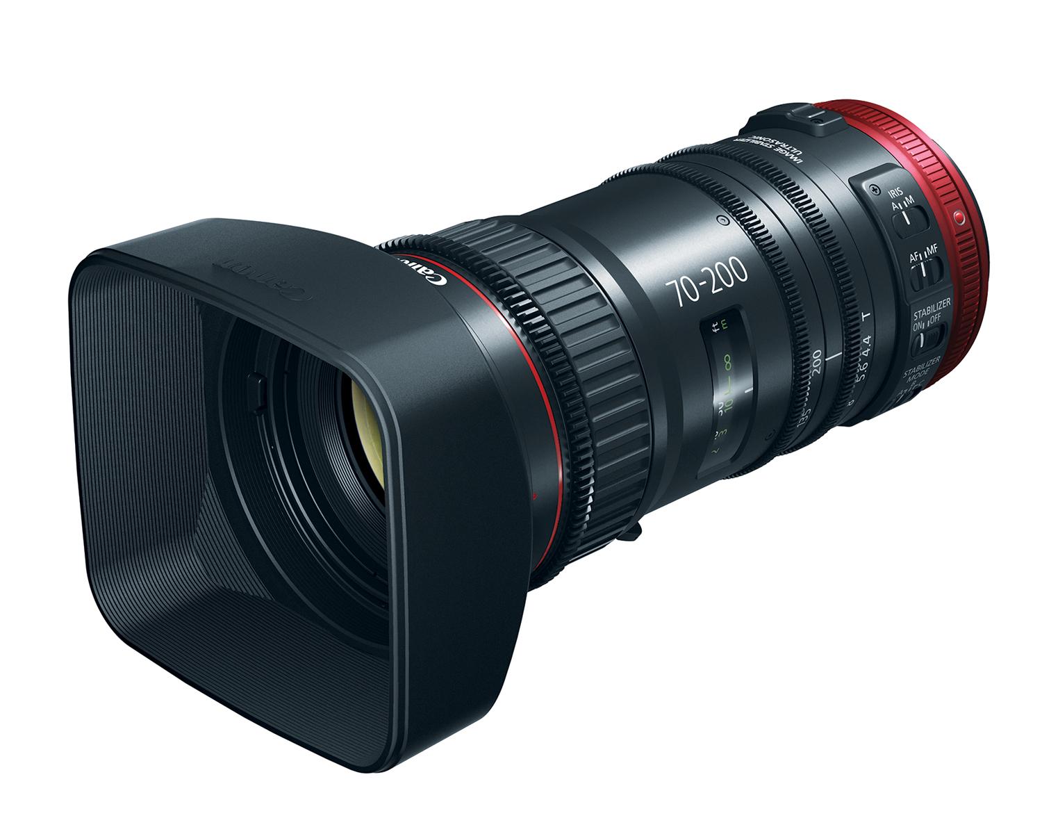 Canon Compact-Servo CN-E 70-200mm T4.4L IS Lens - SLANT FL