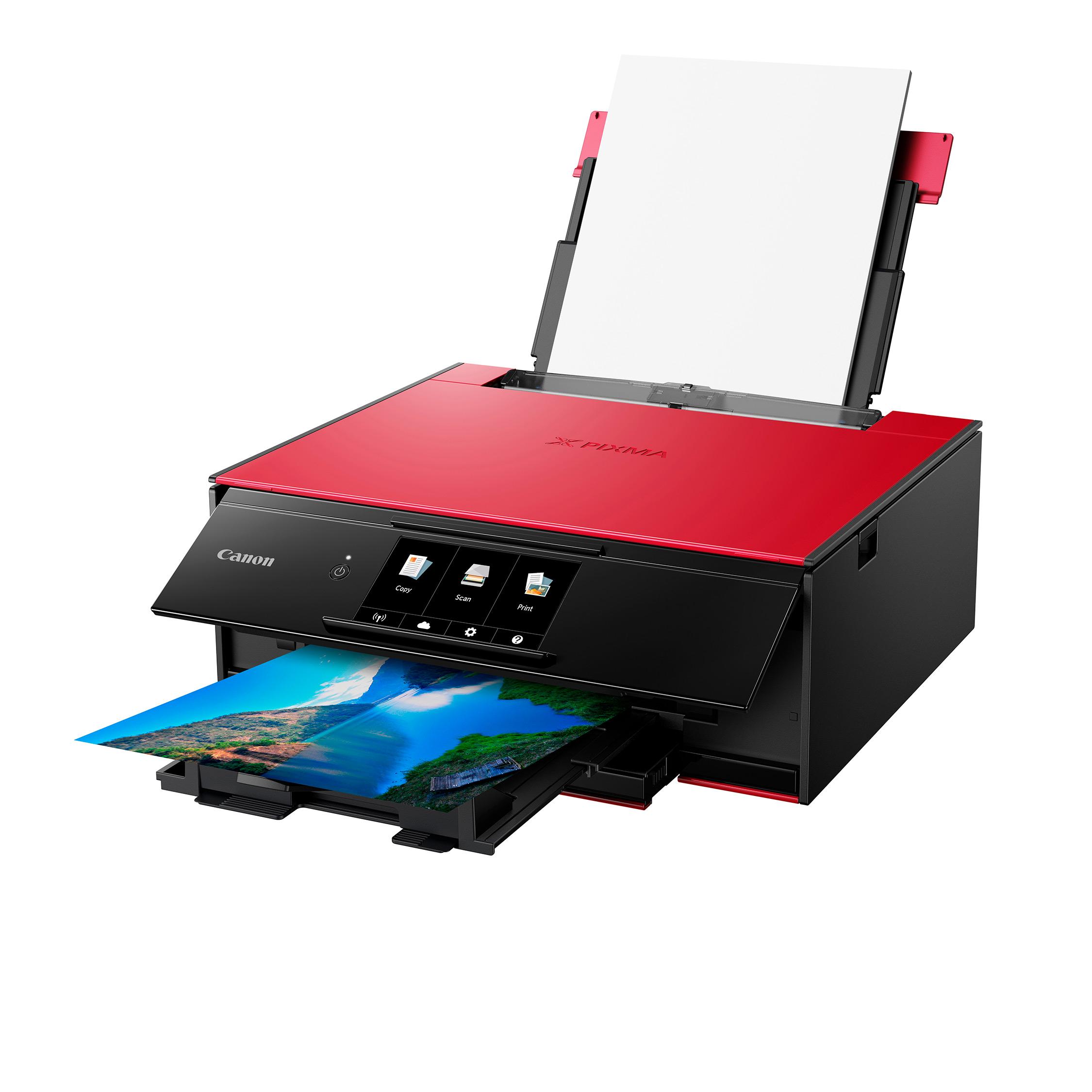 Imprimantes PIXMA tout-en-un sans fil de Canon - Rouge