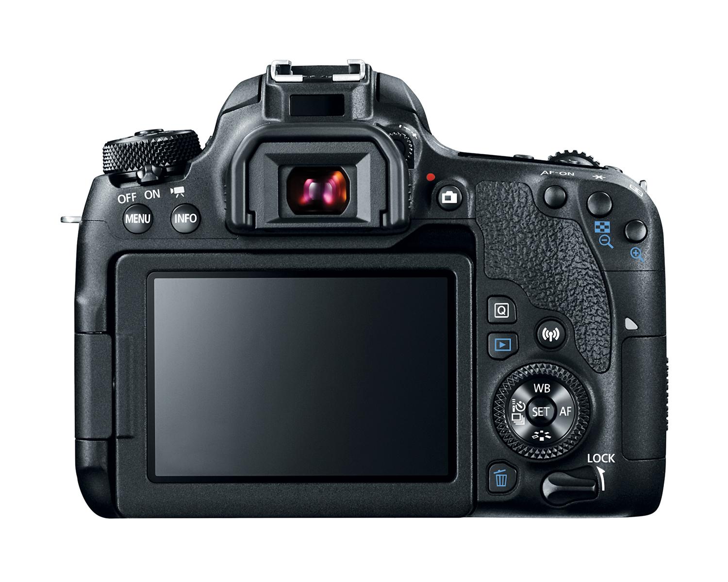 EOS 77D - Vue arrière avec écran ACL