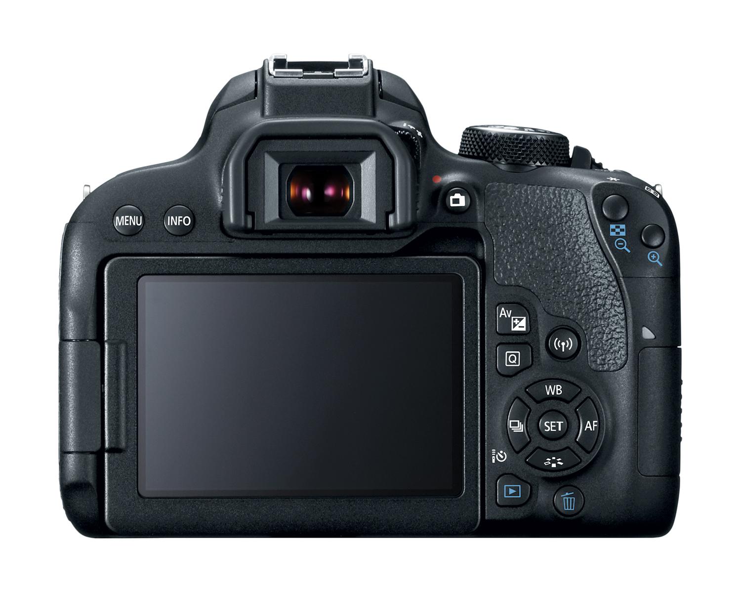 EOS Rebel T7i - Vue arrière avec écran ACL