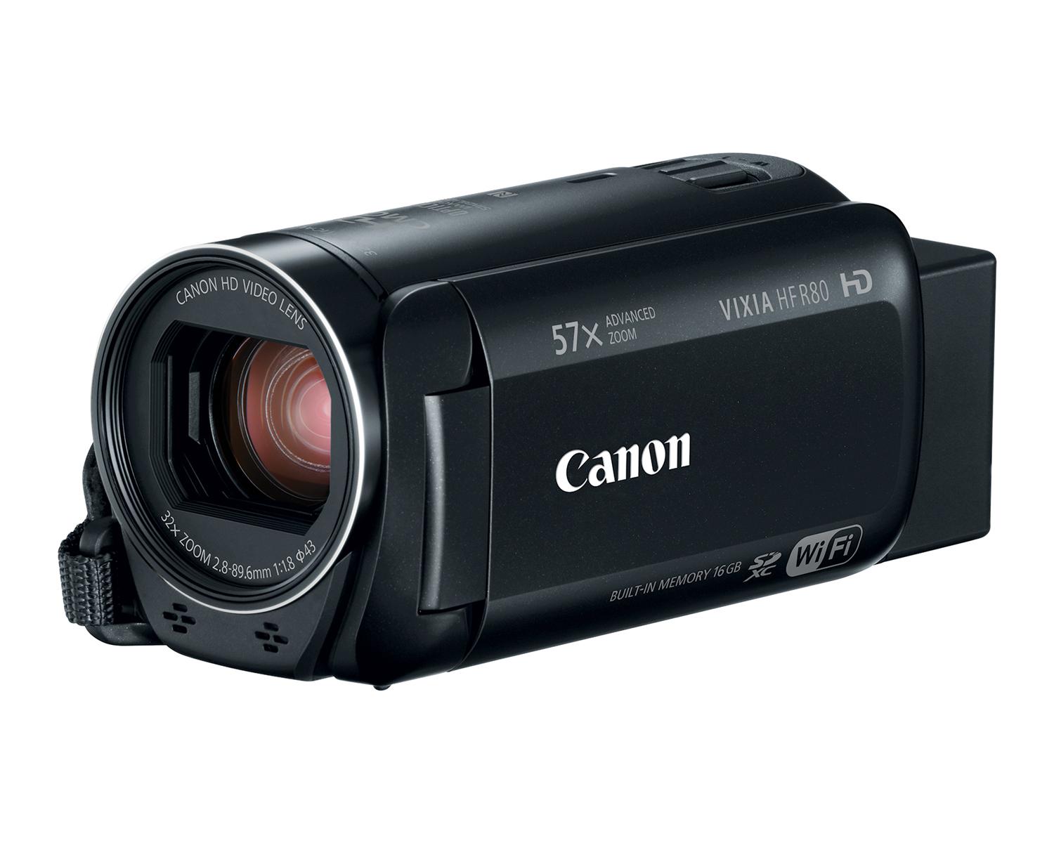 Canon VIXIA HF R80 BLACK 3Q 