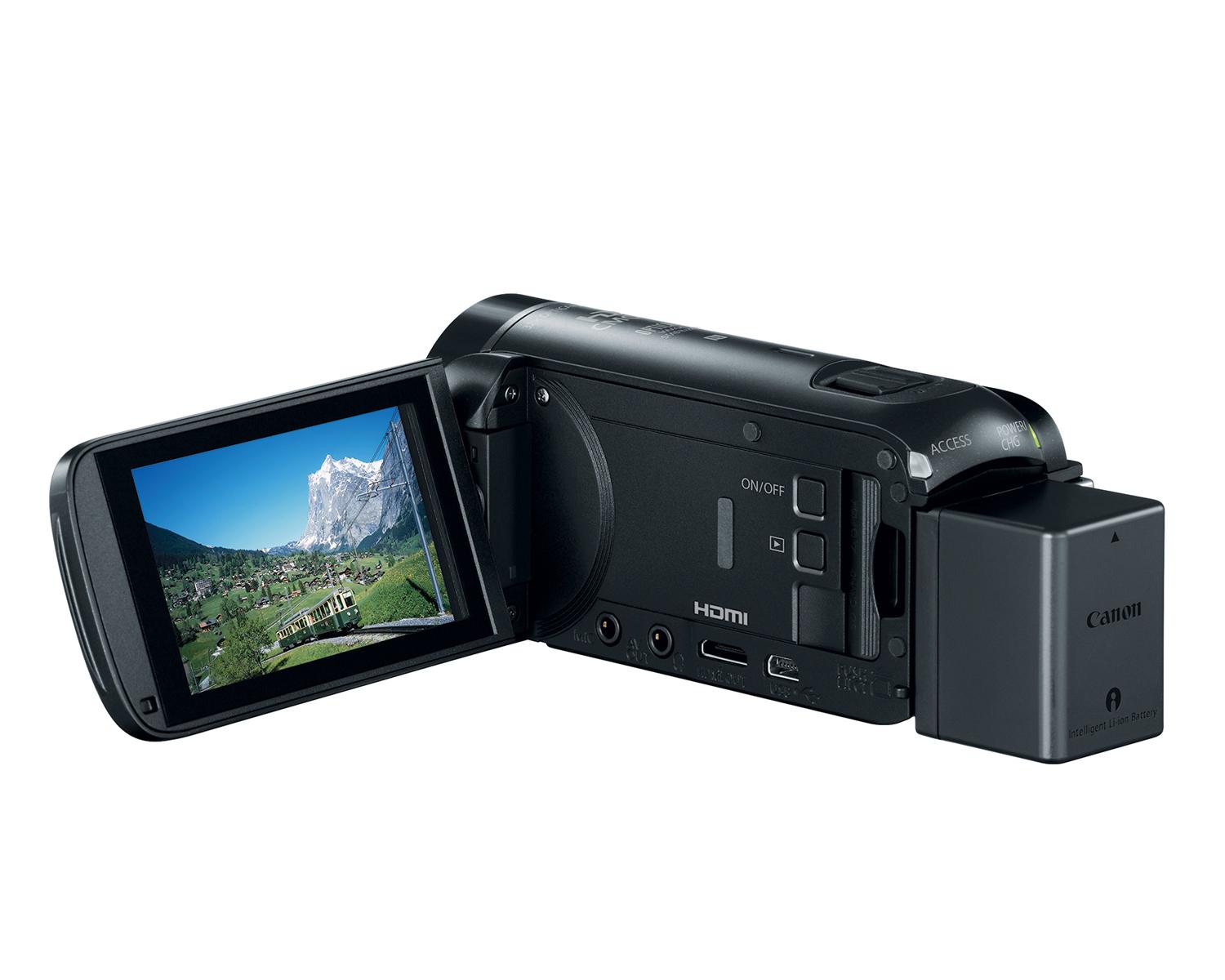 Canon VIXIA HF R80 EVF OPEN