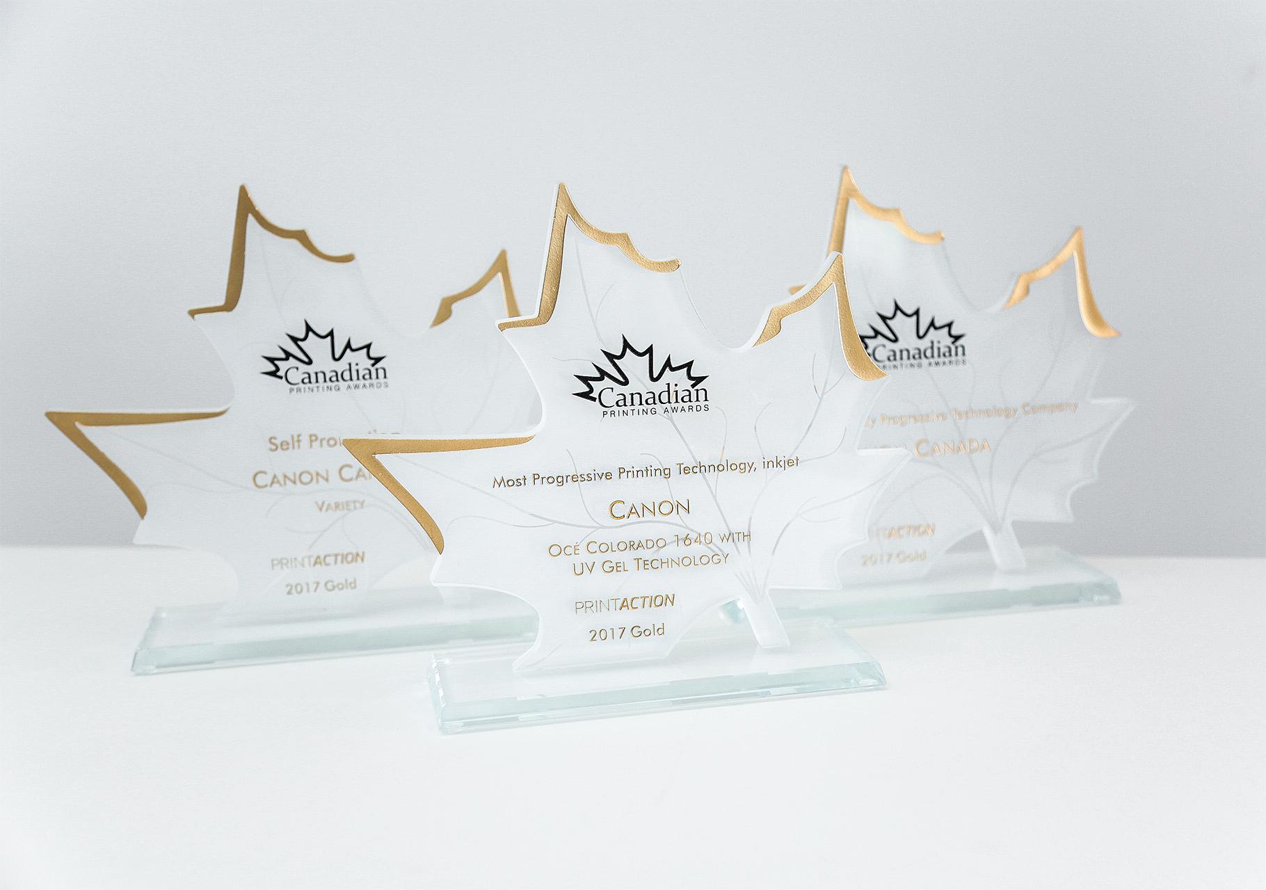 Canon Canada Honoured with Three Canadian Printing Awards