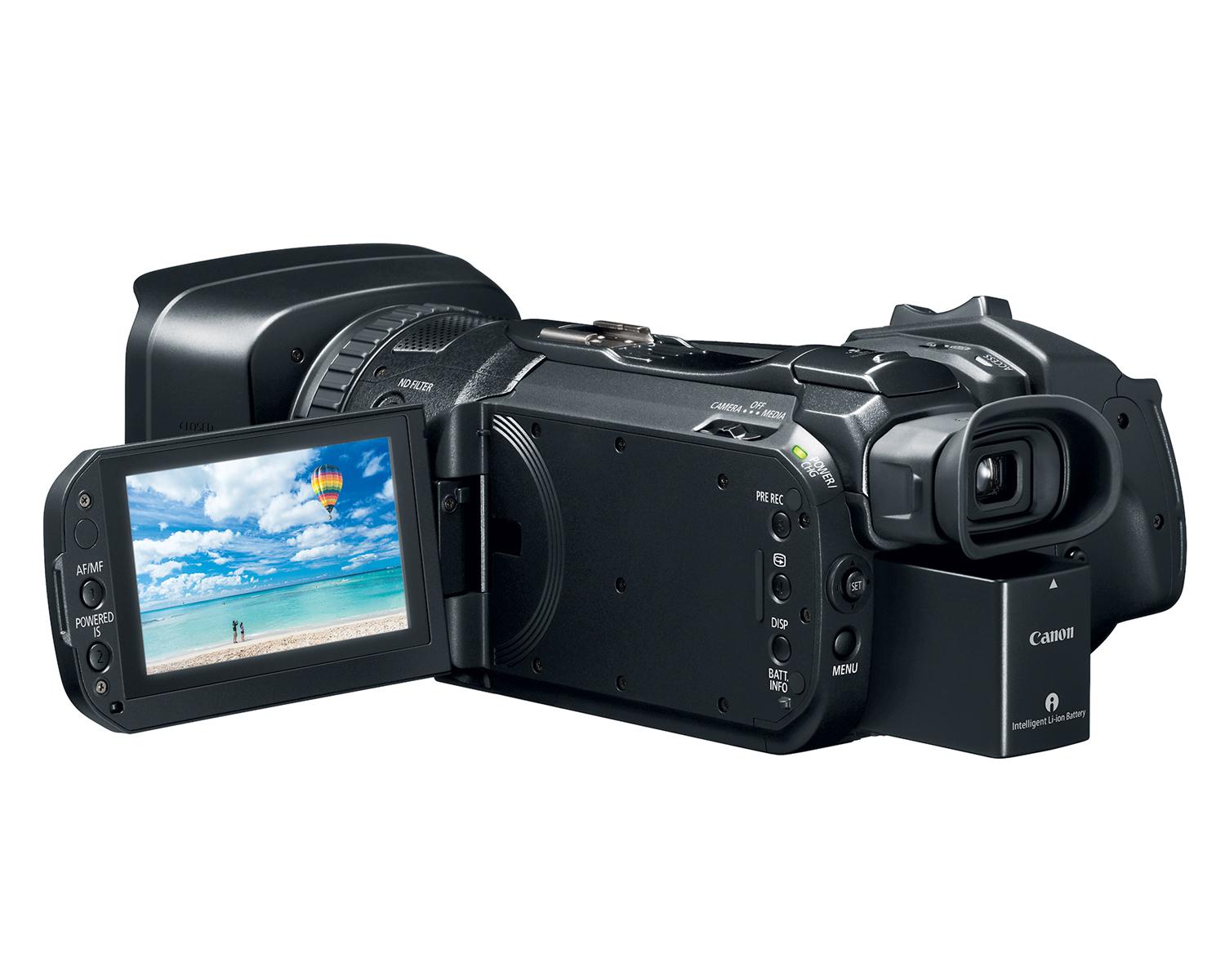 Canon VIXIA GX10 4K UHD Camcorder - EVF Open