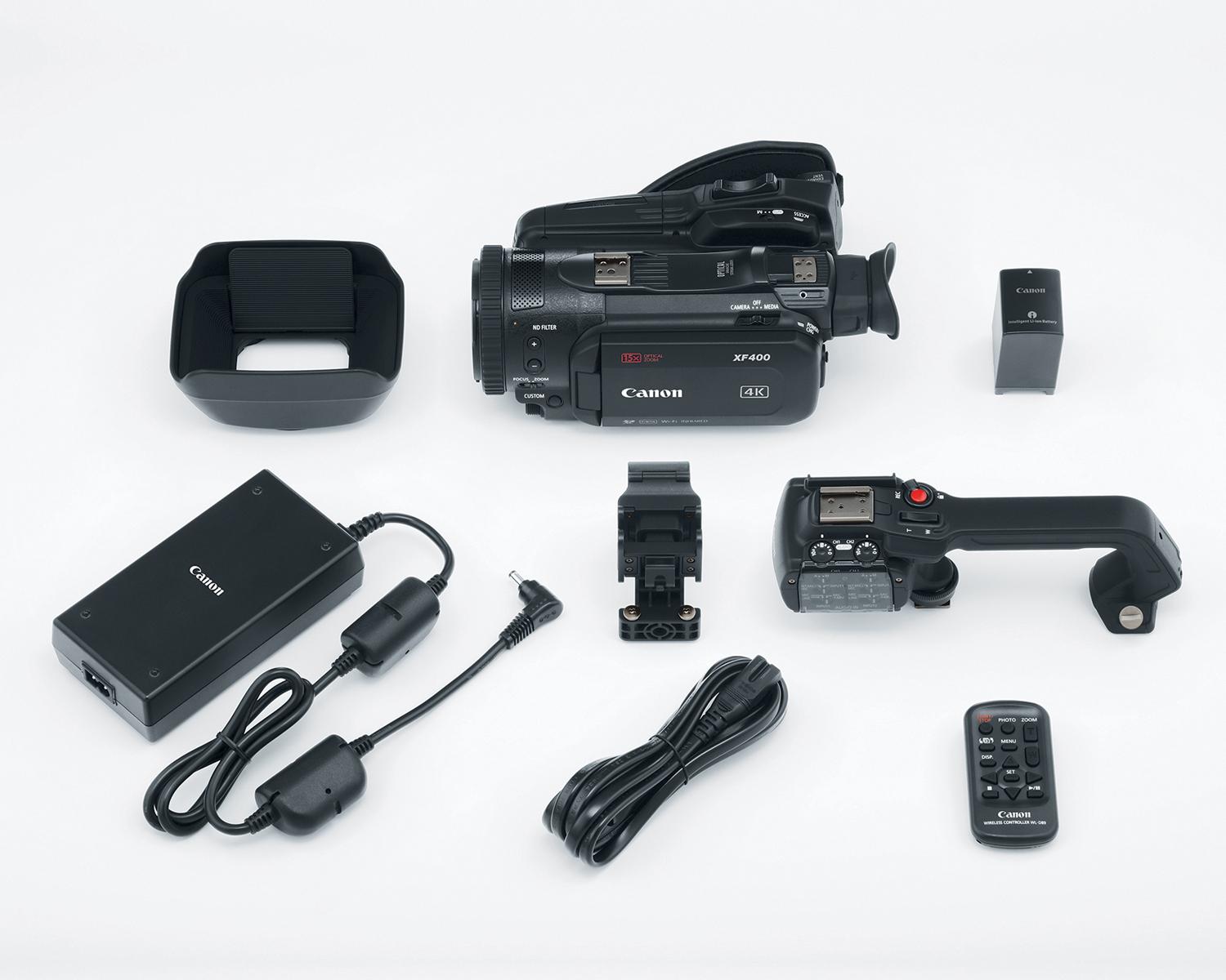 Caméscopes XF 400 4K UHD de Canon - Trousse