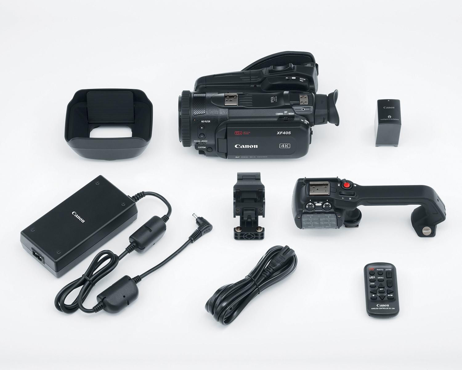 Caméscopes XF 405 4K UHD de Canon - Trousse