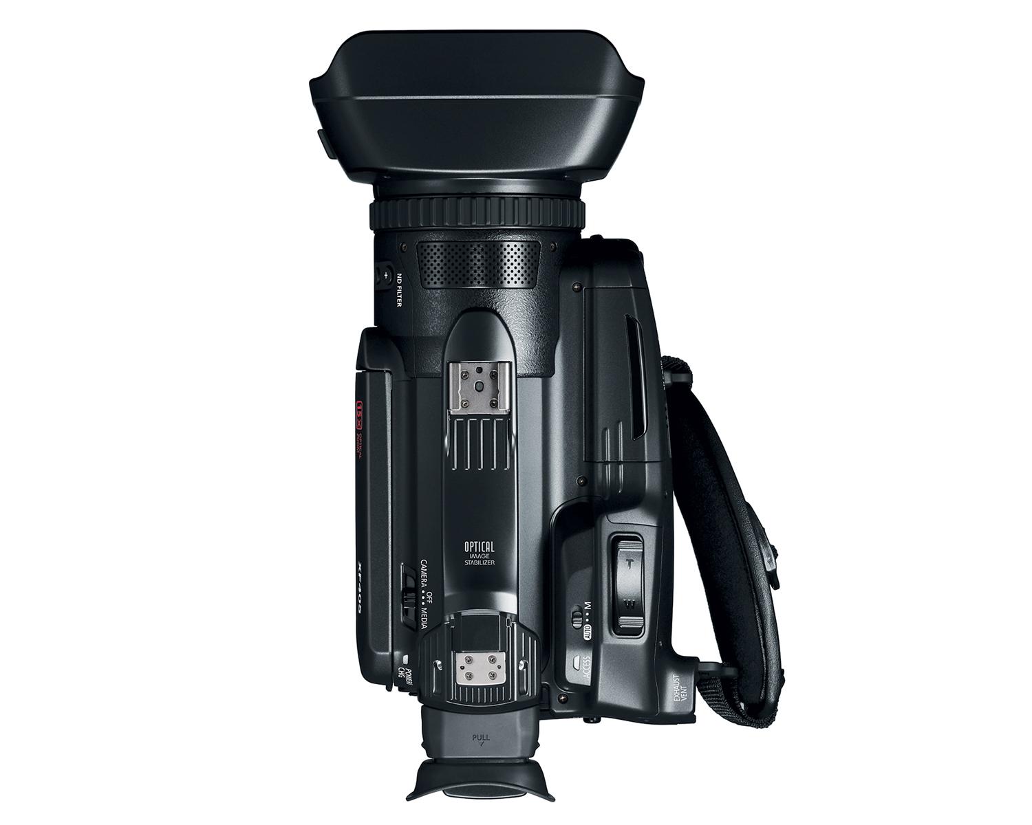 Caméscopes XF 405 4K UHD de Canon - Vue de dessus