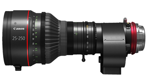 Canon lance un nouvel objectif CINE-SERVO 25-250 mm T2,95-3,95 offert dans les deux versions pour monture EF et PL