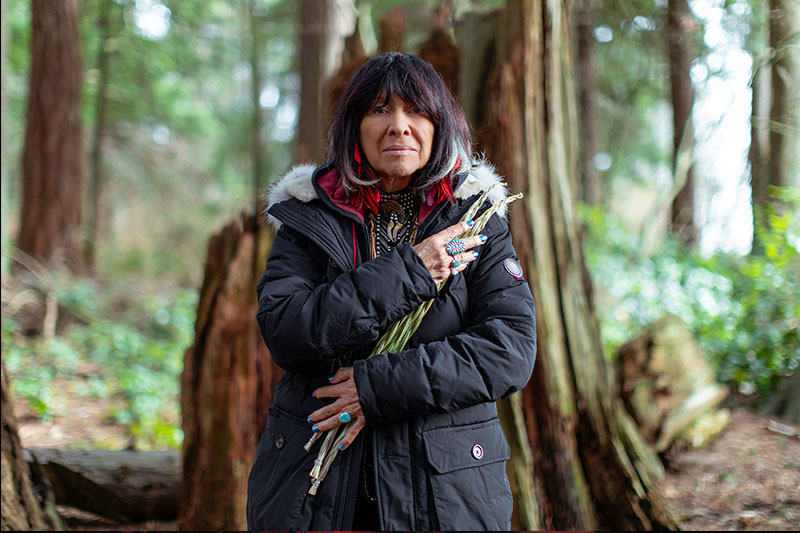 Portrait of Buffy Sainte-Marie