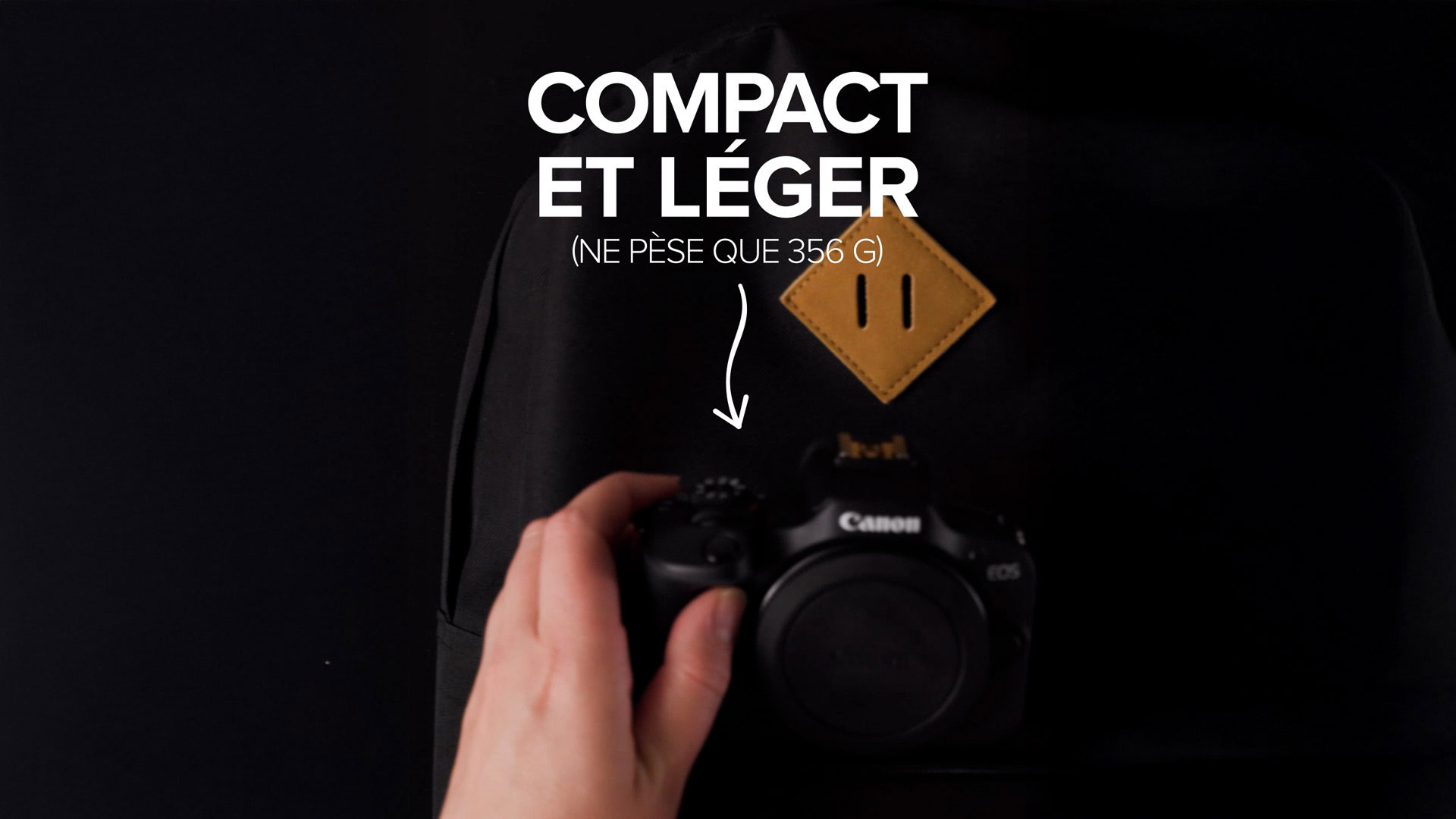 EOS R100, le plus petit et le plus léger à 356 g