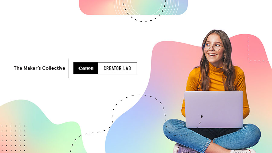 Woman with laptop