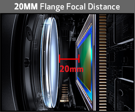 20mm Flange Focal Distance