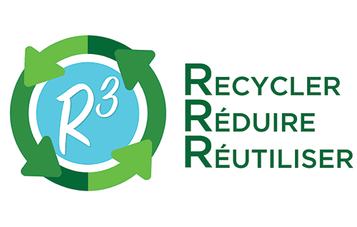Logo R3 Recycler Réutiliser Réduire