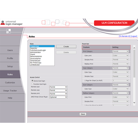 Canon Universal Login Manager Device Management Software
