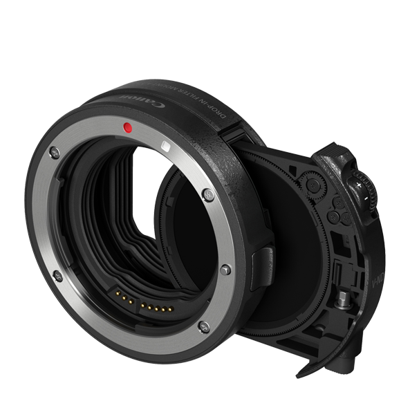 Canon Drop-in Filter Mount Adapter EF-EOS R with Drop-in Variable ND Filter  A | Mount Adapter