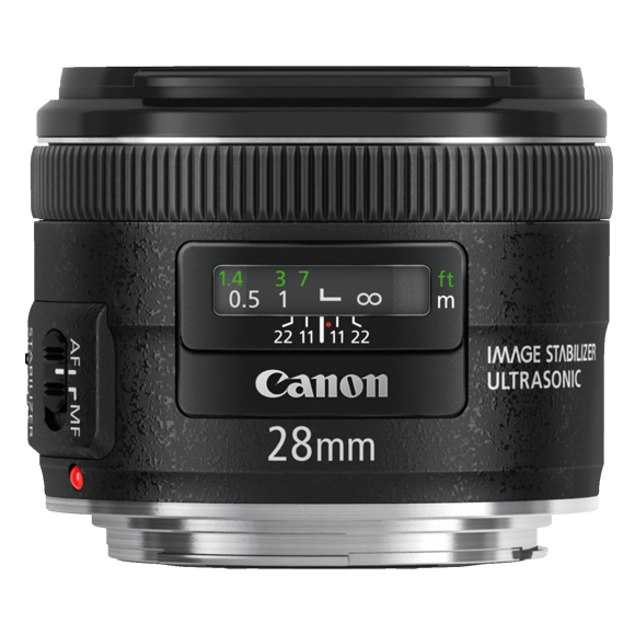 Canon EF 28mm f/2.8 IS USM | Wide Angle Lens