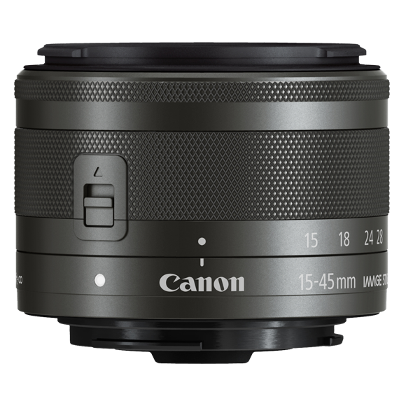 Canon Objectif EF-M 15-45mm f/3.5-6.3 IS STM pour EOS M Graphite 