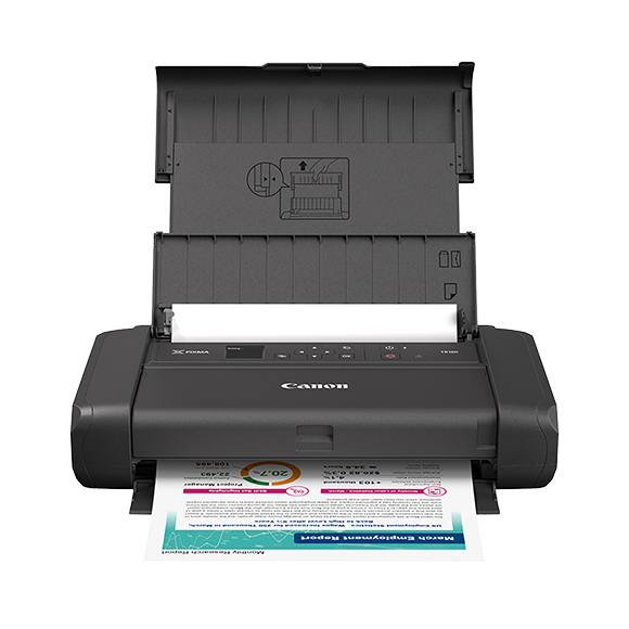 PIXMA TR160 with Battery Pack printing